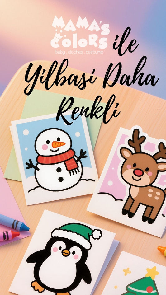 Çocuklar İçin Yılbaşı Boyama Etkinliği: Sürpriz Kartlarla Eğlence