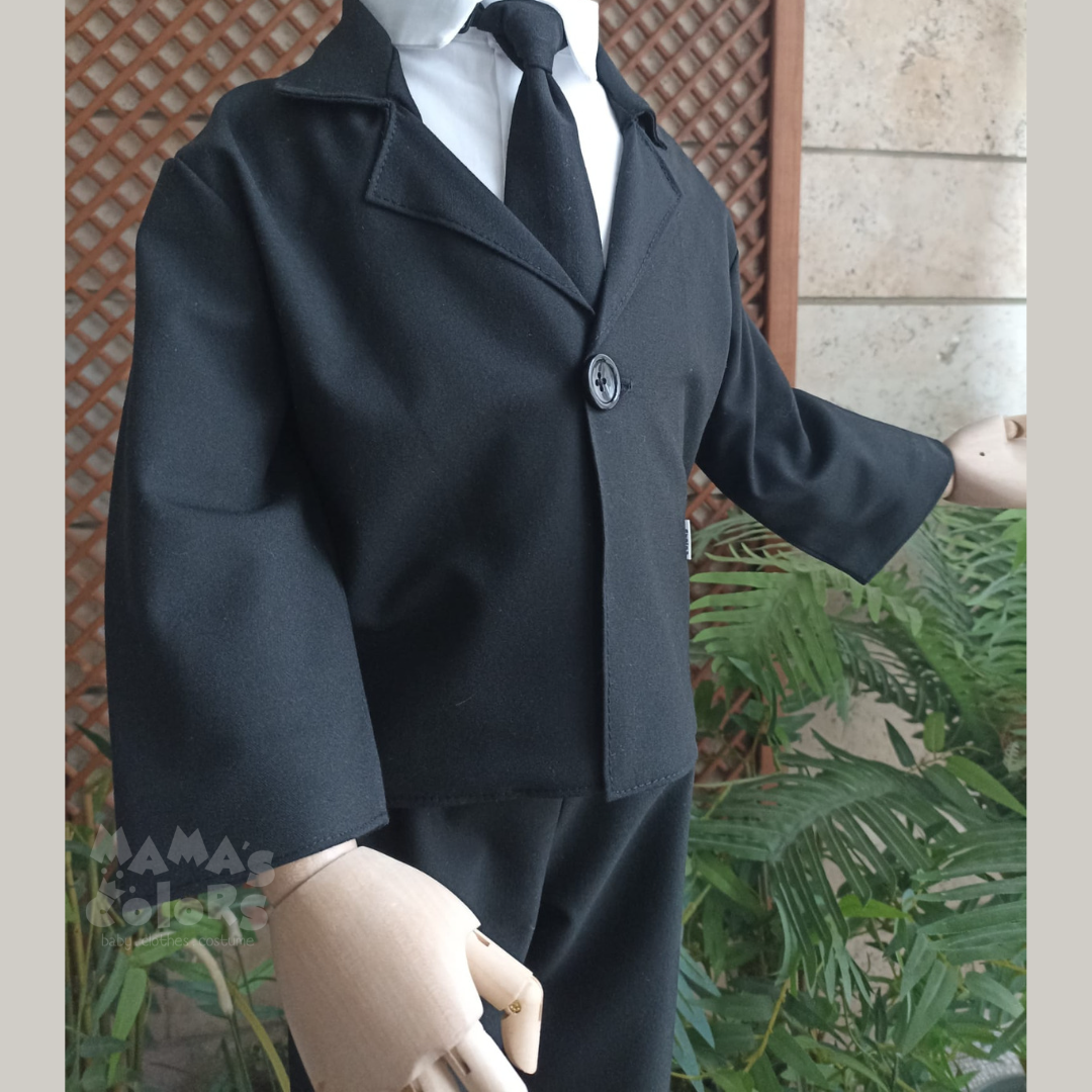 Patron Bebek Pantolonlu Kostüm Takımı