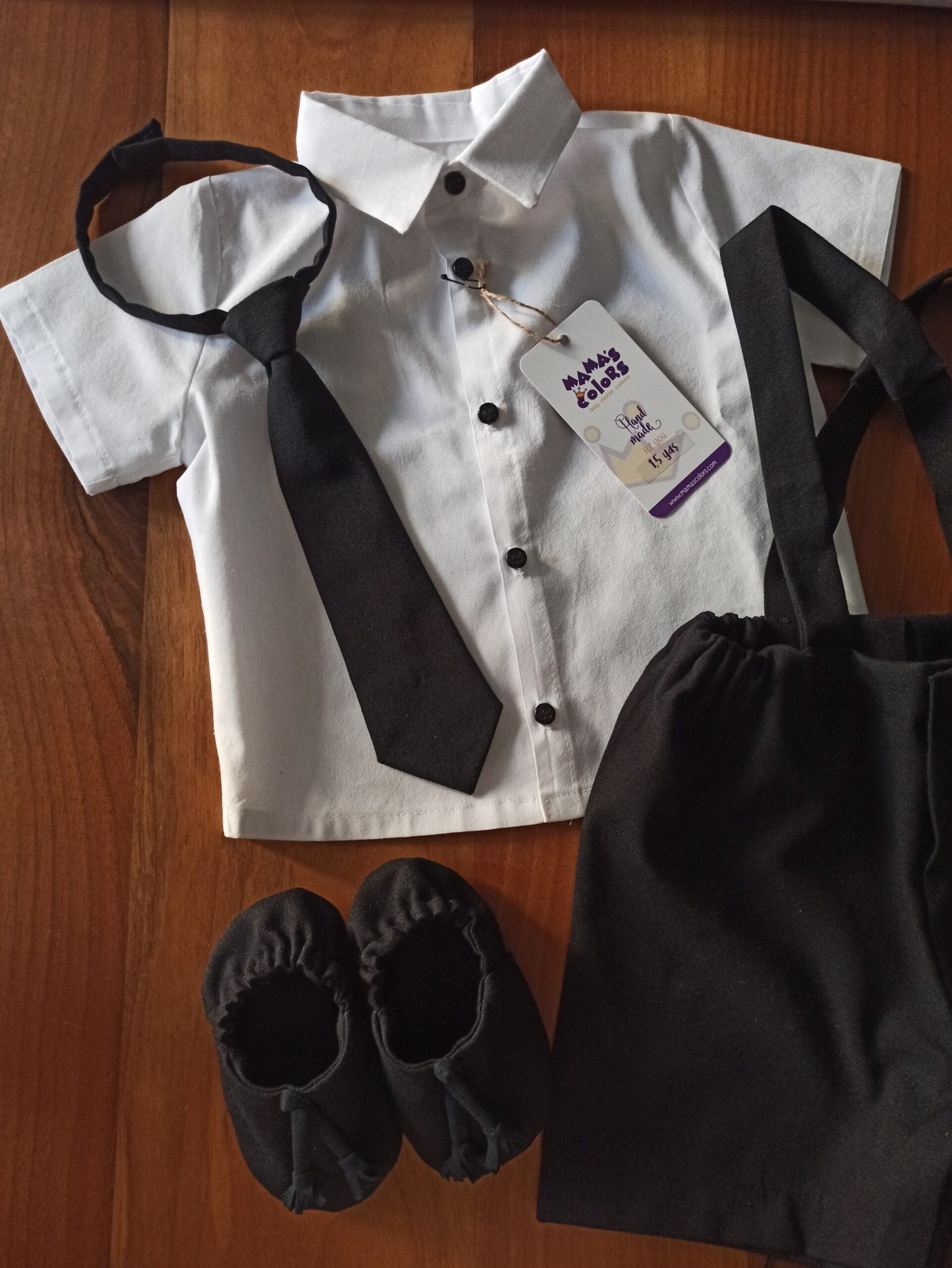 Patron Bebek Şort Takım